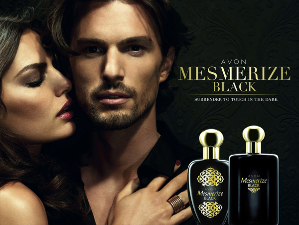 реклама женского аромата mesmerize black от avon