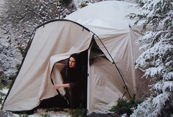 сцена в палатке - сага сумерки