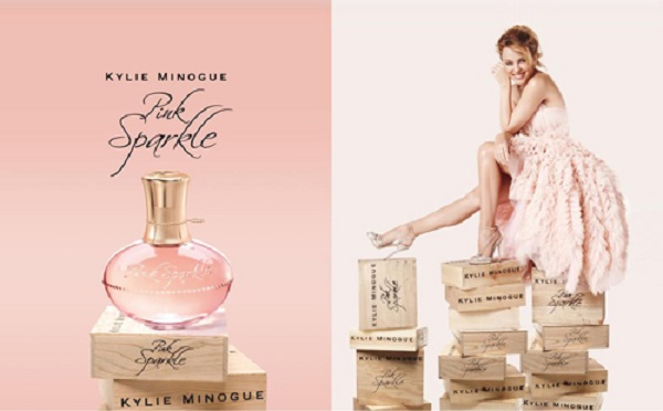 реклама аромата Pink Sparkle от Кайли Миноуг